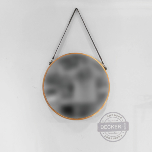 皮特圓鏡 (玫瑰金) - 新古典掛鏡 玫瑰金 藝術家飾