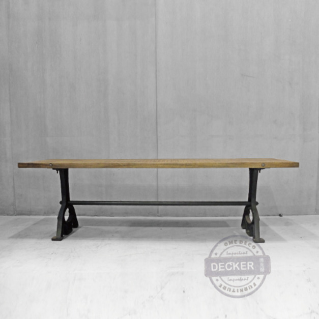 [Last] 居斯長凳 - 印度老家具 芒果木鑄鐵腳