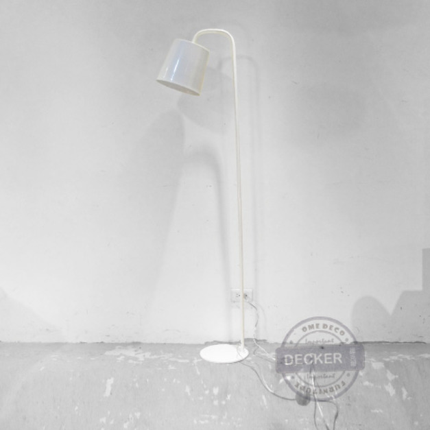 海德落地燈 (白/黃) - 北歐經典設計燈飾 簡約鐵件立燈