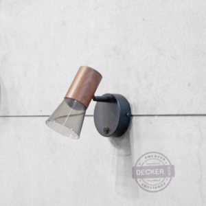 小木紋壁燈 - 開關壁燈 轉印木紋 氣氛小燈