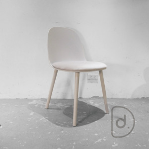 潘朵拉絨布餐椅 (灰/黃/粉/藍) - 美型設計 絨布軟墊 彩色北歐