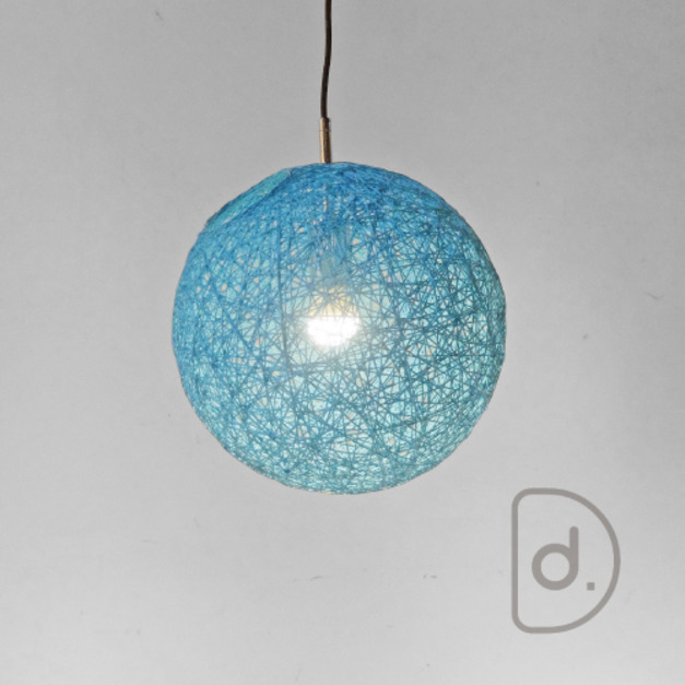 [Last] 麻球吊燈 (藍) - 經典北歐燈具 絕版燈具