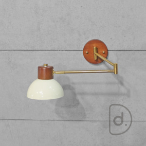 勘斯頓壁燈 - 北歐風燈飾 溫暖胡桃木 多角度調整