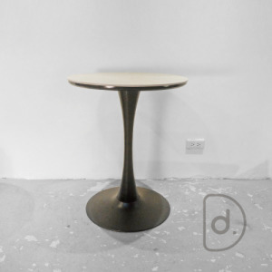 理維圓桌60/70/80 (灰紋) - 鬱金香桌 洽談桌 大理石圓桌