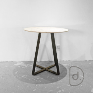 理塔十字邊几 60cm - 石面大邊桌 大理石邊几 小茶几