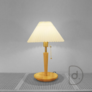 紙扇桌燈 A款 (深/淺) - 古典藝術家飾 老式摺紙 浪漫氣氛