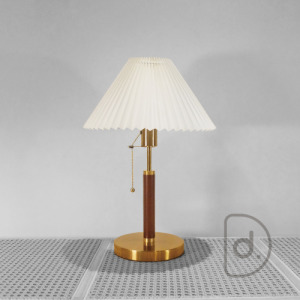 紙扇桌燈 B款 - 老式摺紙 藝術檯燈 復古氣氛