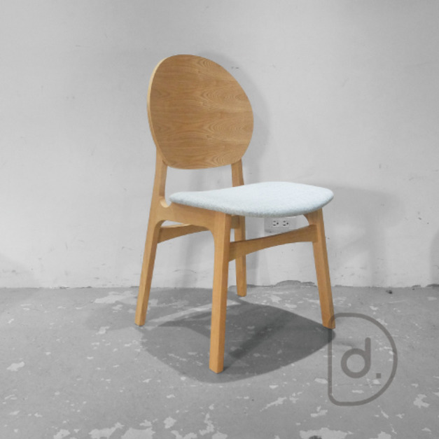 艾拉餐椅 (原木) - 北歐風家具 實木餐椅 無印良品風格