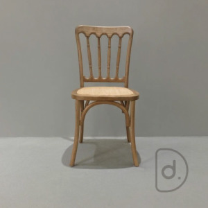 科西嘉餐椅 (仿舊木) - 老式宮廷 法式工業風 復古北歐 藤編藝術