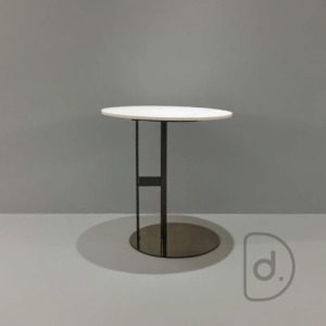 理塔ㄈ型邊几 50cm - 石頭邊几 大理石小桌 角落小几