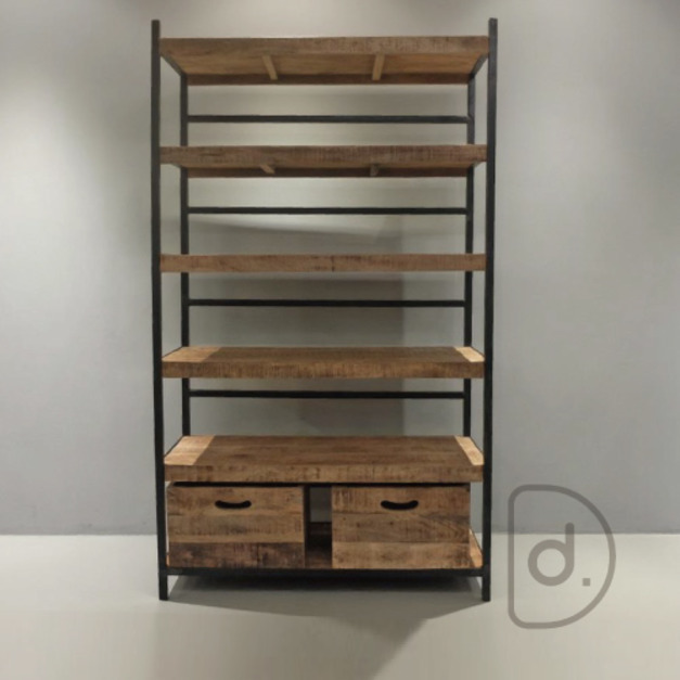 海洋收納層架 兩抽 - 粗曠工業風家具 倉庫風格