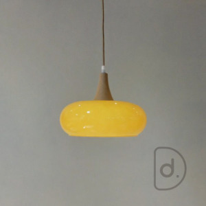 米吉吊燈 (黃/白) - 藝術玻璃 氣氛照明 浪漫燈飾