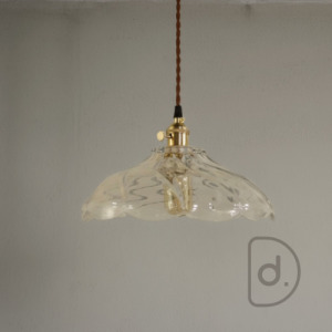 萬花筒吊燈 波 - 藝術設計玻璃 現代風格燈飾 雙開關