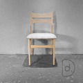伊莎餐椅 (洗白木色) - 全實木餐椅 白木頭 北歐風家具