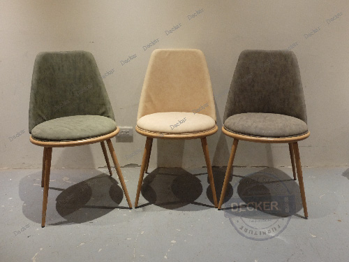 米斯餐椅 - 灰皮 | decker deco 德克尔家饰 - loft 工业风家具灯饰