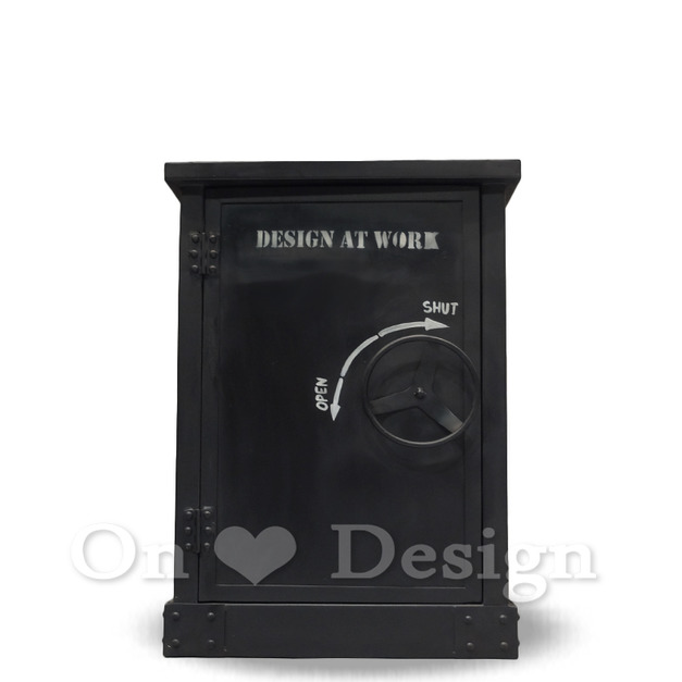 INDUSTRIAL CABINET 工業風格家具 水手 鐵櫃/邊櫃-黑色