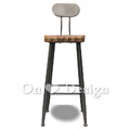 美式鄉村LOFT工業風格吧台椅 吧椅 仿舊 朽木 吧台椅-76H