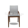 歐洲 西班牙名師設計 CAPITA 凱比達餐椅 灰布櫻桃木(複刻版) 特價_1