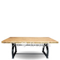 INDUSTRIAL TABLE 工業風格家具 漂流木 印度紫檀 納拉 餐桌-200CM_4
