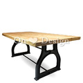 INDUSTRIAL TABLE 工業風格家具 漂流木 印度紫檀 納拉 餐桌-200CM_2