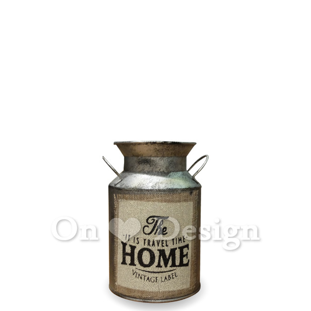 INDUSTRIAL CAN 工業風格擺飾 仿舊 收納瓶罐 大 - 銀色 (3種款式)