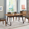 北歐 極簡 風格 LOFT 家具 書桌 餐廳桌 洛迪 胡桃木面 餐桌 - 140CM_2