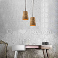 工業 復古風格 loft 設計師的燈 工業風 朽木 水泥吊燈 兩色- B款_2