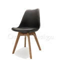 北歐風格 經典款式 DSW 腳架式 餐廳 餐椅 DSW 腳架式 實木腳椅-黑_3