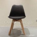 北歐風格 經典款式 DSW 腳架式 餐廳 餐椅 DSW 腳架式 實木腳椅-黑_4
