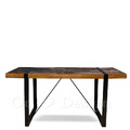 LOFT 工業家具 法式 復古工業風 公路 柚木家具 路加 餐桌 -180