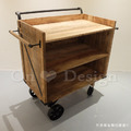 Vintage Industrial 法式工業風 復古 北歐風 展示架 經典 夏姆 餐車 收納櫃_3