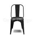 特價-法國復古LOFT工業風tolix a chair 經典鐵椅 印度加大 大人版 餐椅 -黑色