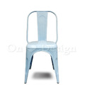 特價-法國復古LOFT工業風tolix a chair 經典鐵椅 印度加大 大人版 餐椅 -水藍色