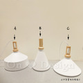 Loft 北歐風 原木 餐廳燈 書房燈 波可特 實木 吊燈B款-白色_4