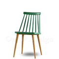 特價商品- 北歐風格 小清新 餐椅 線條 多彩 溫莎椅 -綠色_2