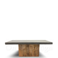 Industrial Table LOFT工業家具 清水模 實木 水泥 中島 茶几 -120CM