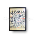 VINTAGE 工業風格 LOFT 北歐風 掛飾 文青 文青 腳踏車世界掛畫 BIKE 壁掛 掛畫