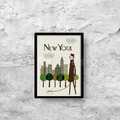 VINTAGE 工業風格 LOFT 北歐風 掛飾 掛畫 藝術 首都 系列-紐約_1
