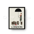 VINTAGE 工業風格 LOFT 北歐風 掛飾 掛畫 藝術 首都 系列-倫敦