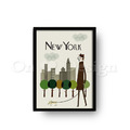 VINTAGE 工業風格 LOFT 北歐風 掛飾 掛畫 藝術 首都 系列-紐約