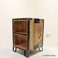 美式 VINTAGE 工業風 LOFT 實木 印度手工 工業家具 荻野 邊櫃_4