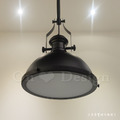 Loft 工業風格 美式風格 克萊姆森 小鐵件 吊燈-黑色 (直桿版)_3