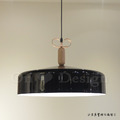 丹麥設計 Loft 北歐 設計師的燈款原木 原木 潘朵拉 吊燈 黑色 -C款_3