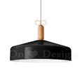 丹麥設計 Loft 北歐 設計師的燈款原木 原木 潘朵拉 吊燈 黑色 -C款
