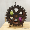 Vintage WineHolder 法式 工業風格 酒架 齒輪紅酒架 車輪_5