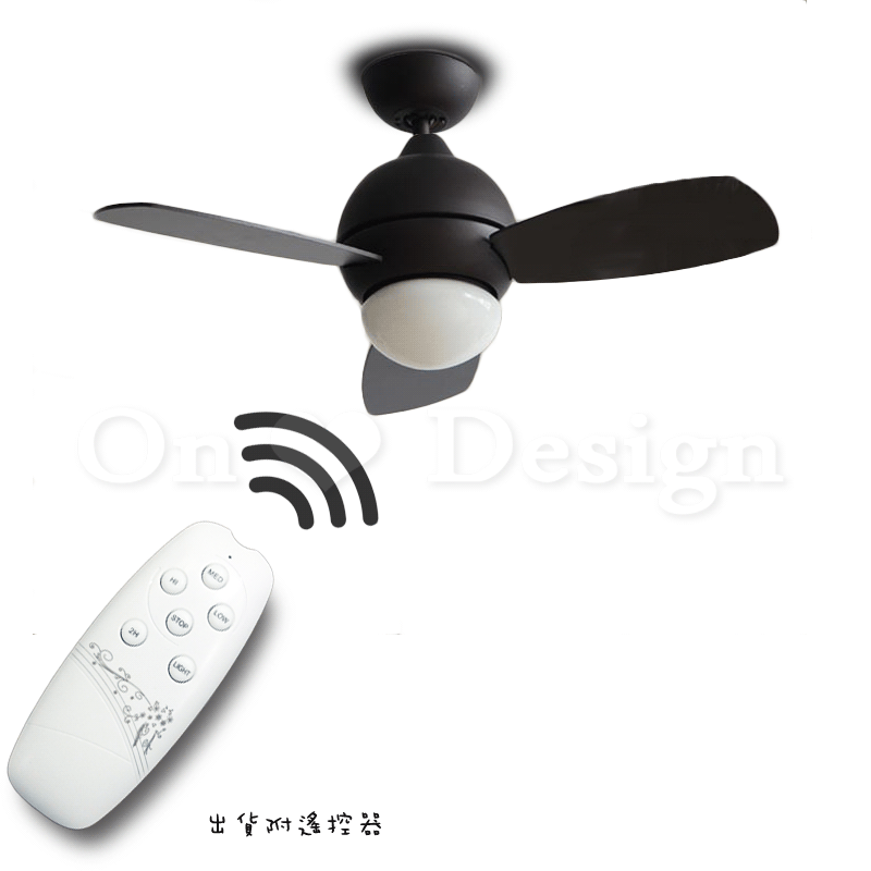 夏天好涼快 北歐 極簡 風格 吊扇燈 三葉草風扇LED 吸頂燈 吊燈-灰色_5