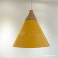 Loft 工業風 倉庫風 北歐 趣味設計 原木 風格 鉛筆 吊燈-芒果黃_5