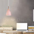 北歐 小清新 實木 簡約風格 餐廳燈 走道燈 多彩 蒙布朗 吊燈 A款 - 粉色_2
