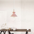 北歐 小清新 實木 簡約風格 餐廳燈 走道燈 多彩 蒙布朗 吊燈 B款 - 粉色_3
