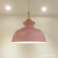 北歐 小清新 實木 簡約風格 餐廳燈 走道燈 多彩 蒙布朗 吊燈 C款 - 粉色_5